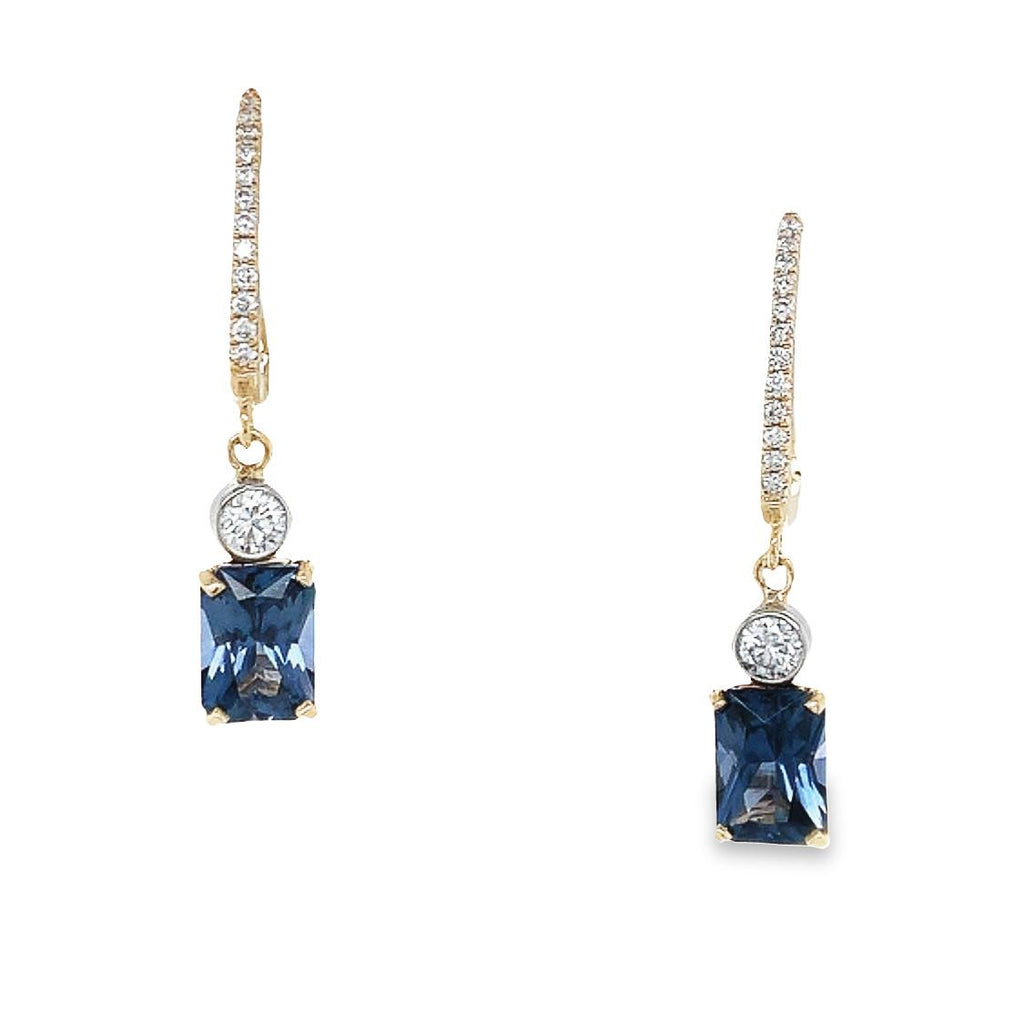Blue Teardrop Earrings | Rebekajewelry